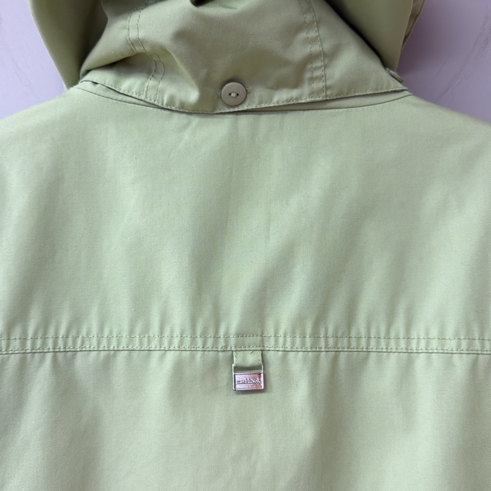 Mackintosh New England Cotton-blend Poplin Jacket | size 1X | Bright Green | EUC - Picture 12 of 14